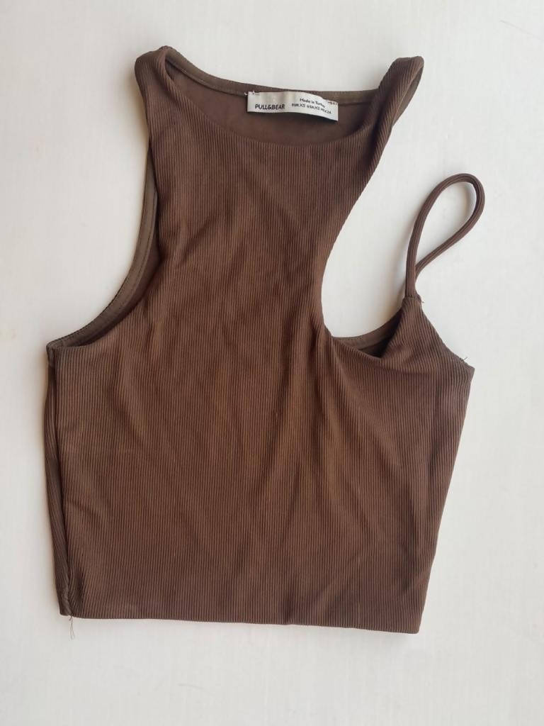 Pull and Bear double strapped crop top
