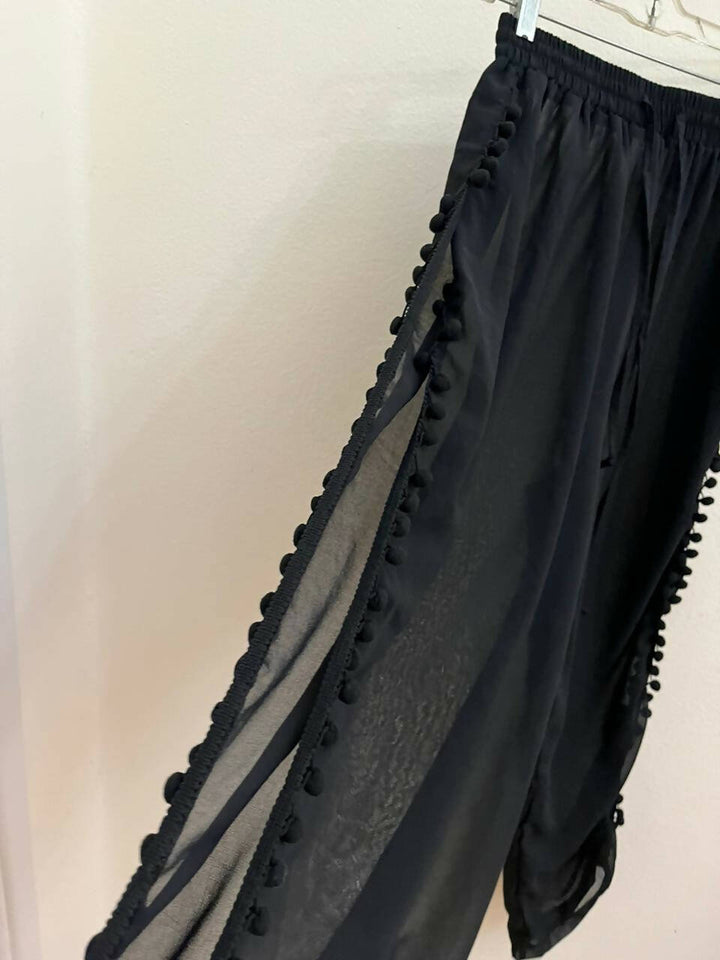 Mesh See Through Stylish Beach Pants Size S/M