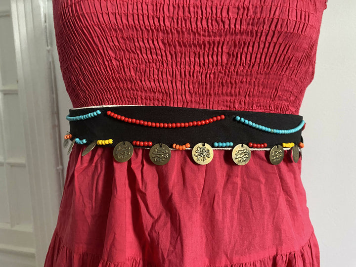 Beads and Coins Belt