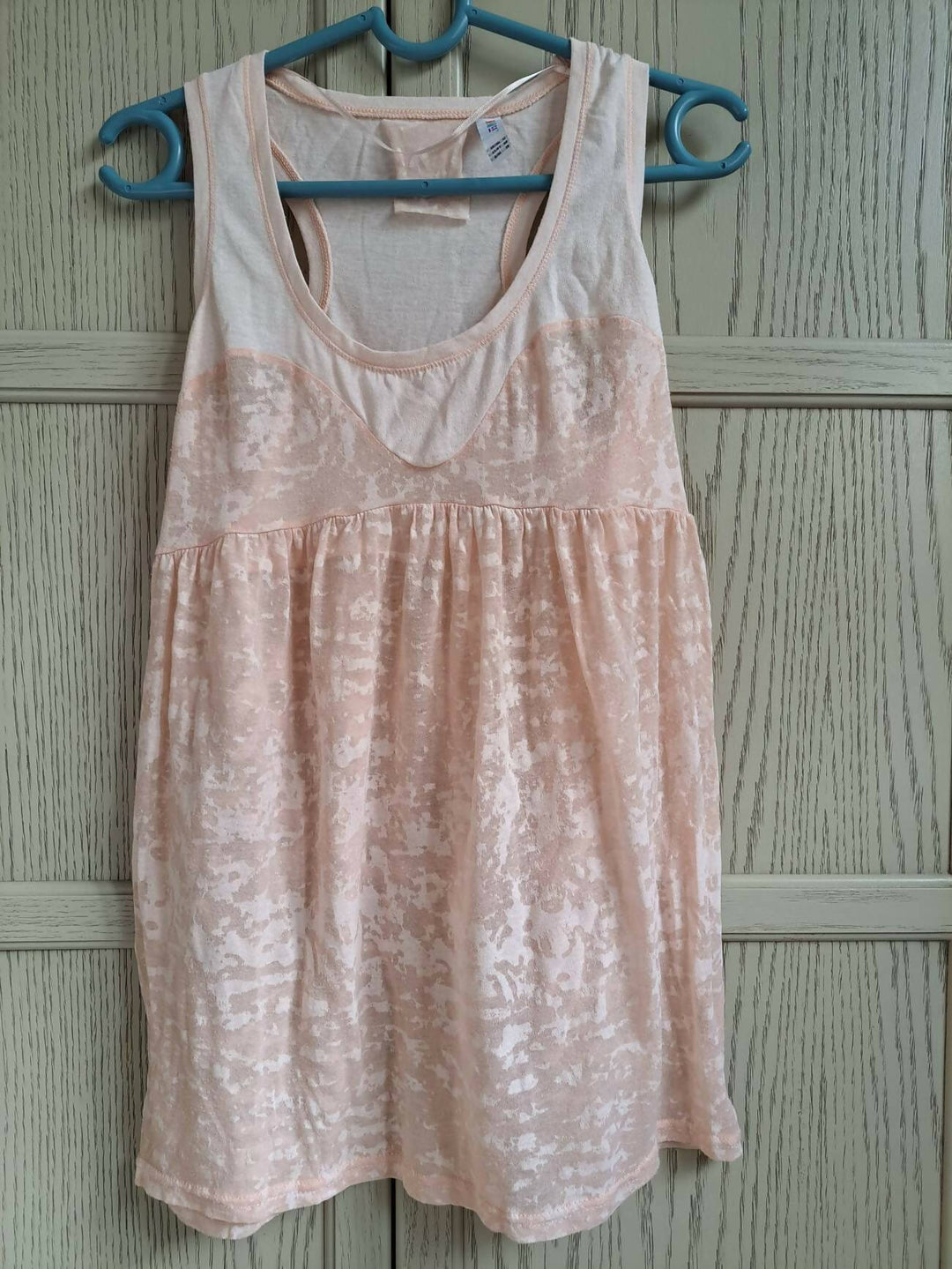 Xhiliration Pink cut sleeve blouse - Size Large