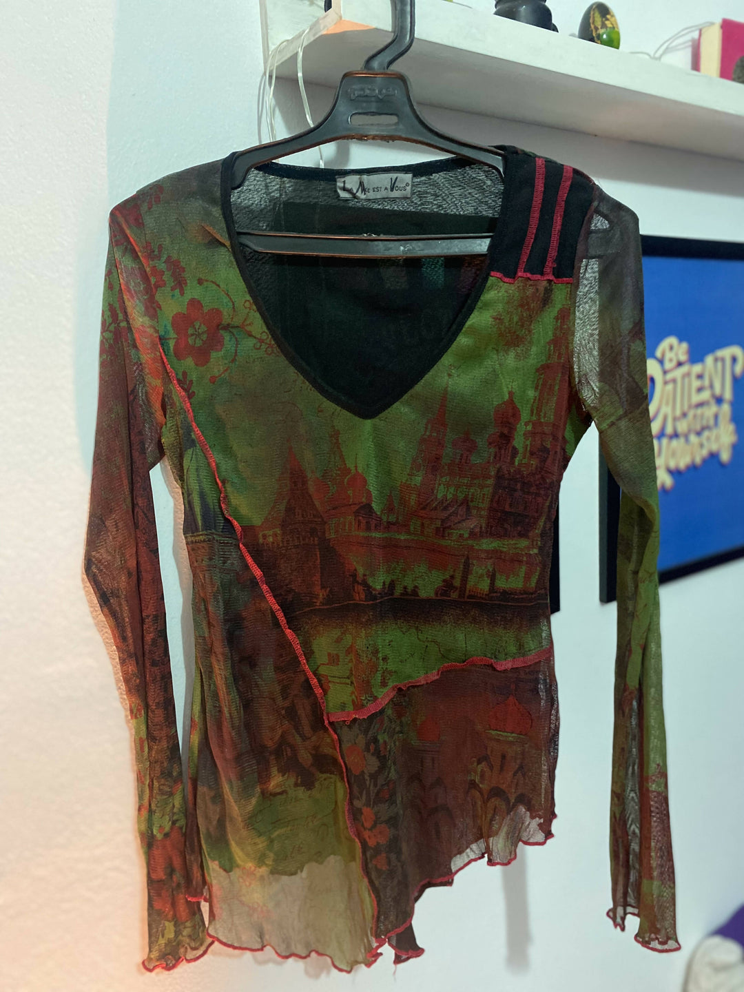 Vintage Chinese top Size M