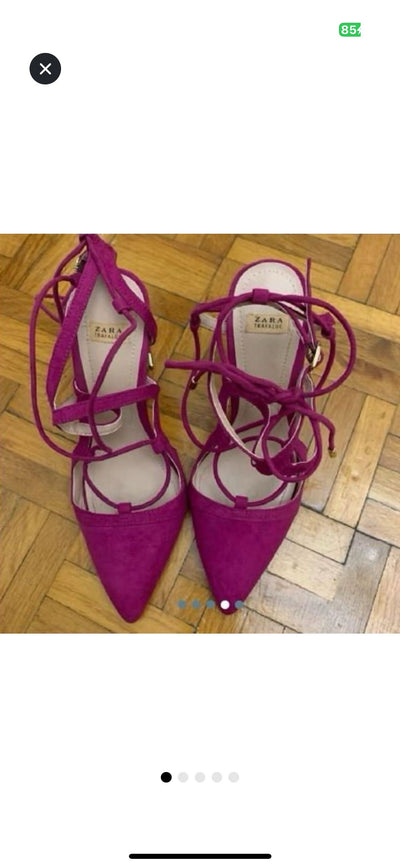 Zara Purple Heels Size 36