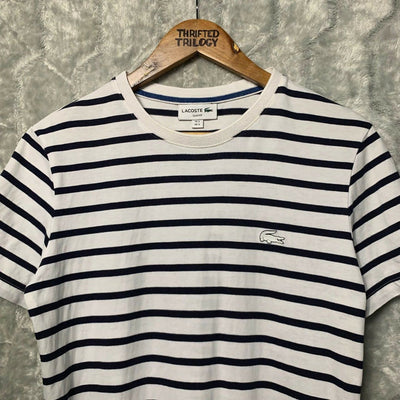 Lacoste Striped Slim Fit T-shirt Size: M