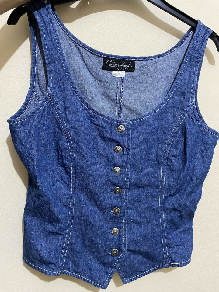 Denim Vest Size: S/M