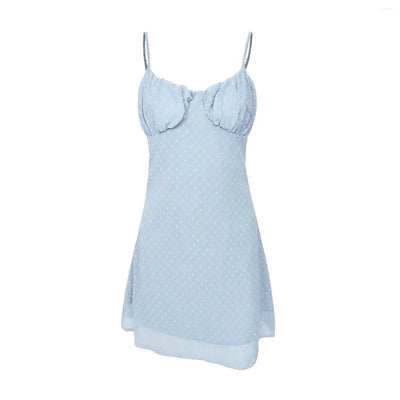 SHEIN baby blue mini dress XS