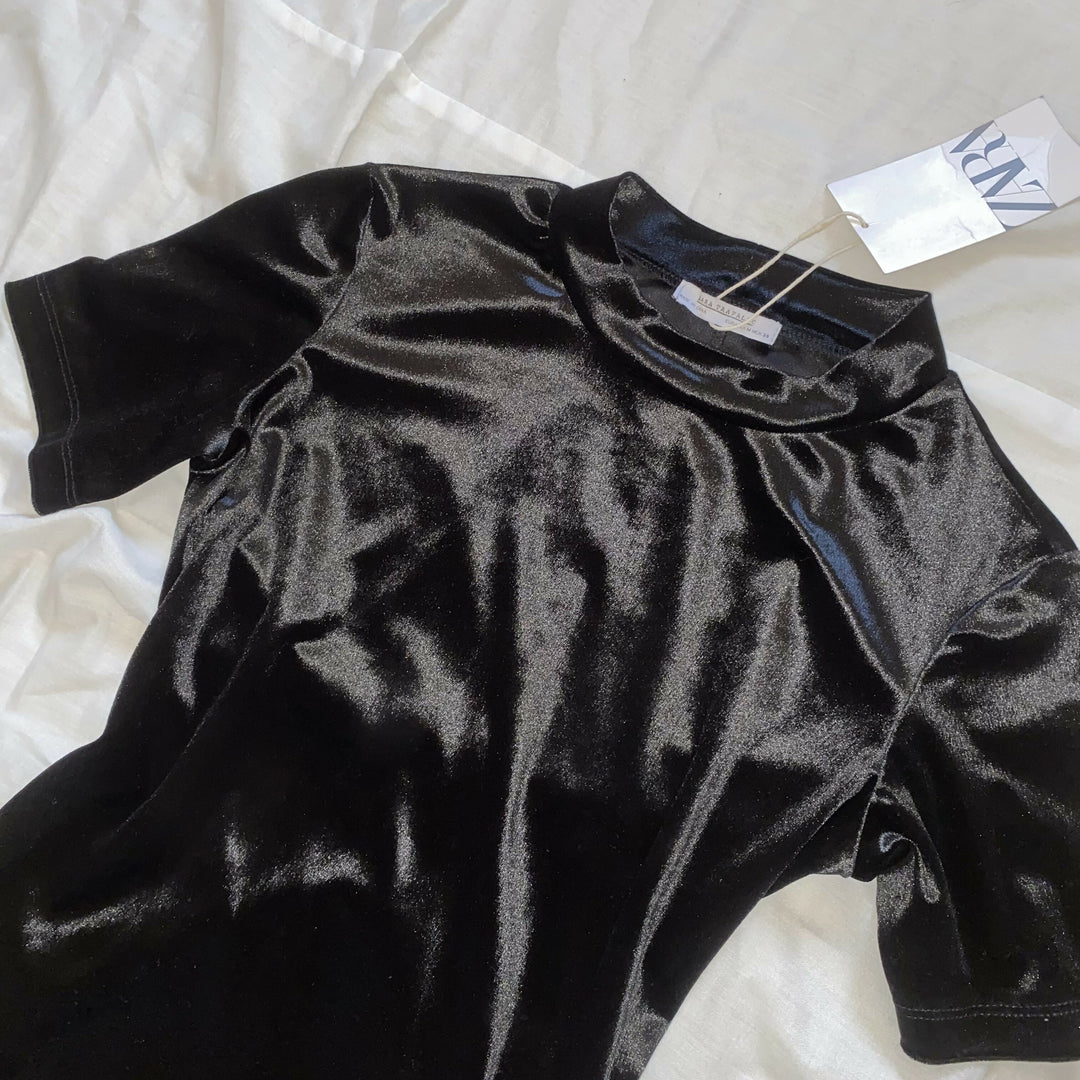 Zara Bodycon Velvet Dress