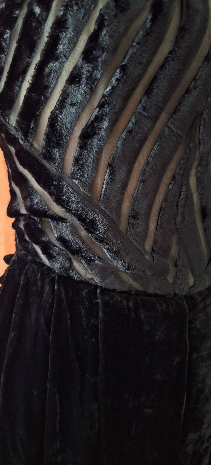 Black Velvet Dress S/M