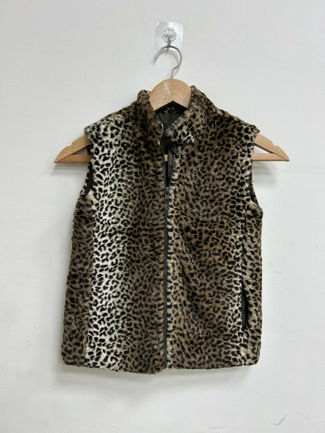 Leopard print vest