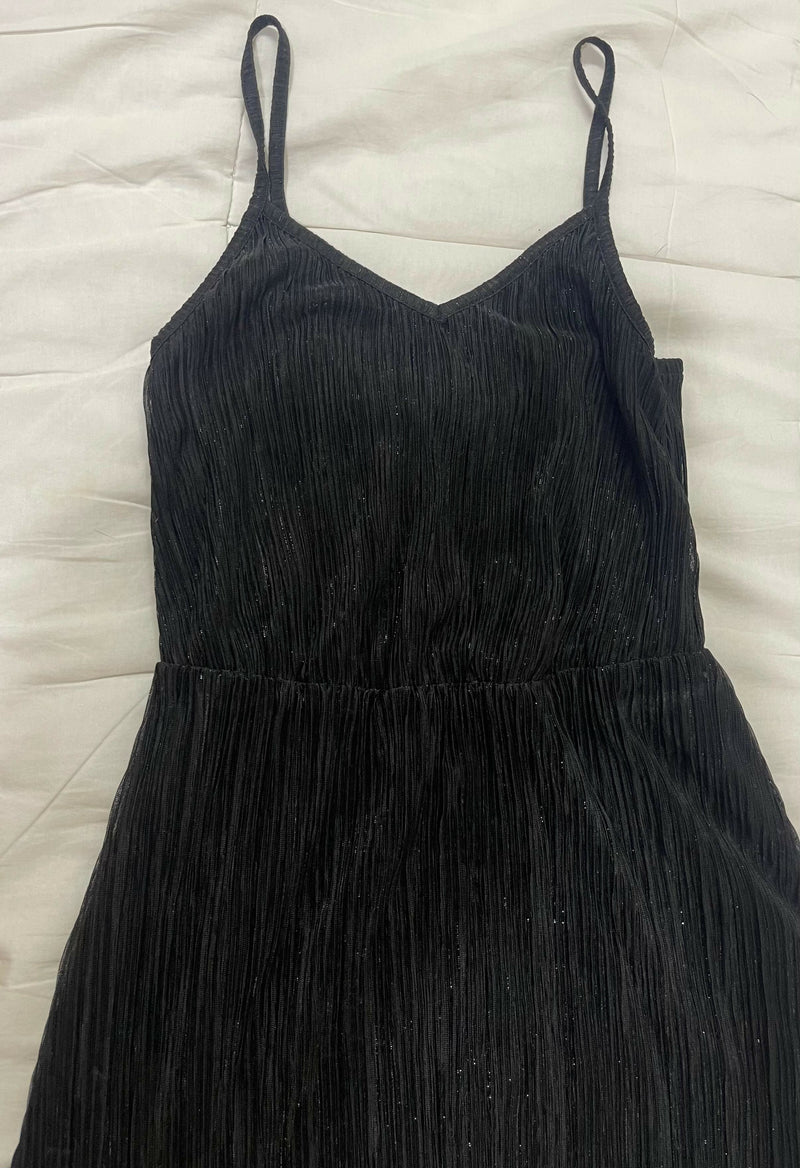 Glitter Black Dress Size S