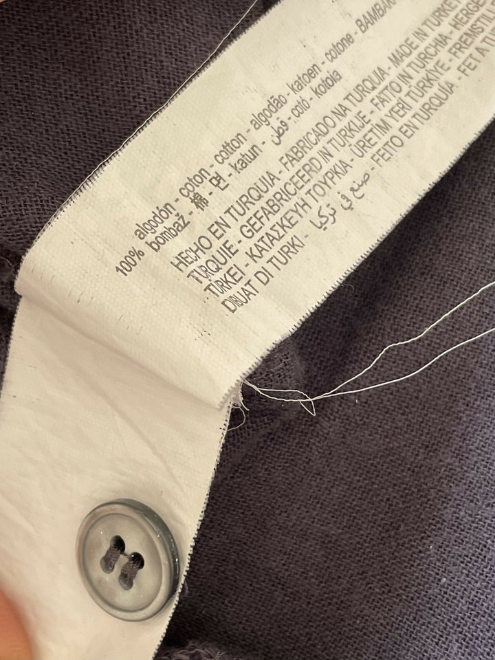 Zara Black/Grey Cotton Shirt