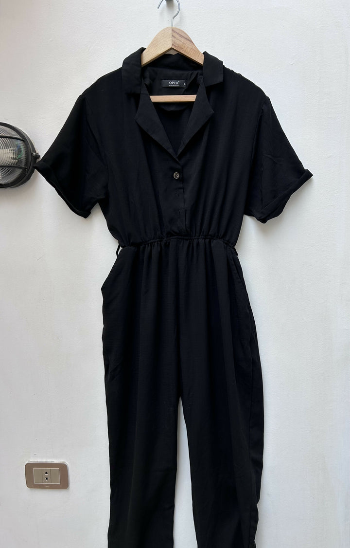 Opio Black Jumpsuit Size L