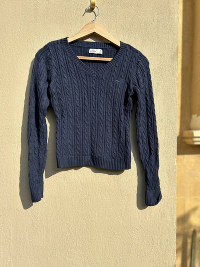 Hollister Navy Sweater Size S