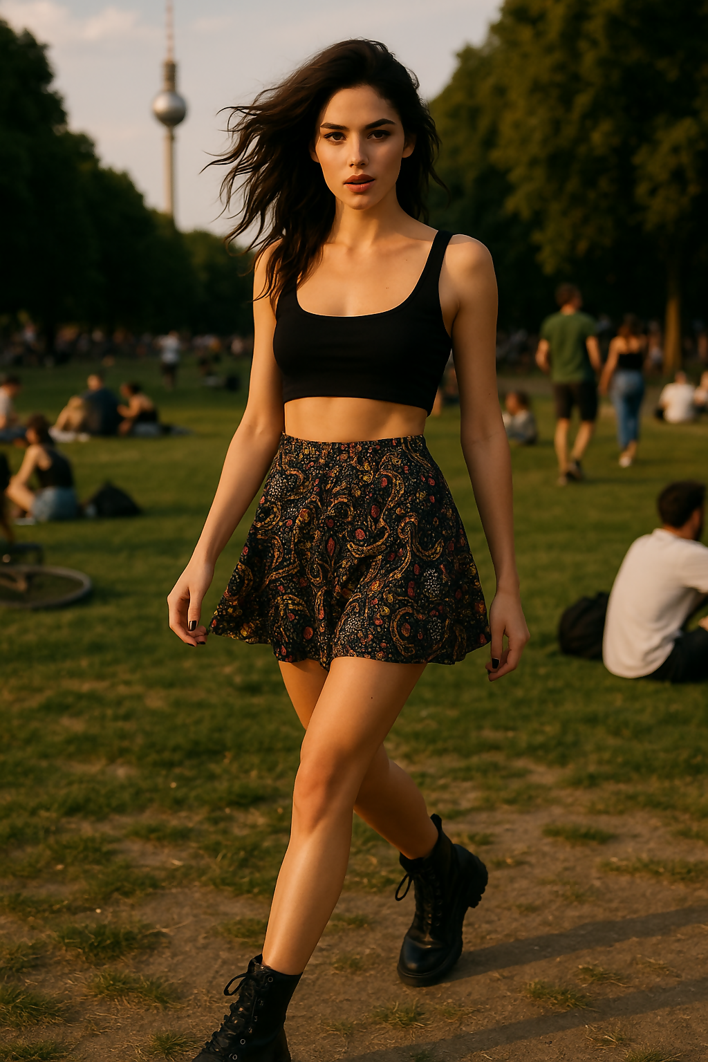 Urban Outfitters - Staring at Stars Mini Patterned Skirt