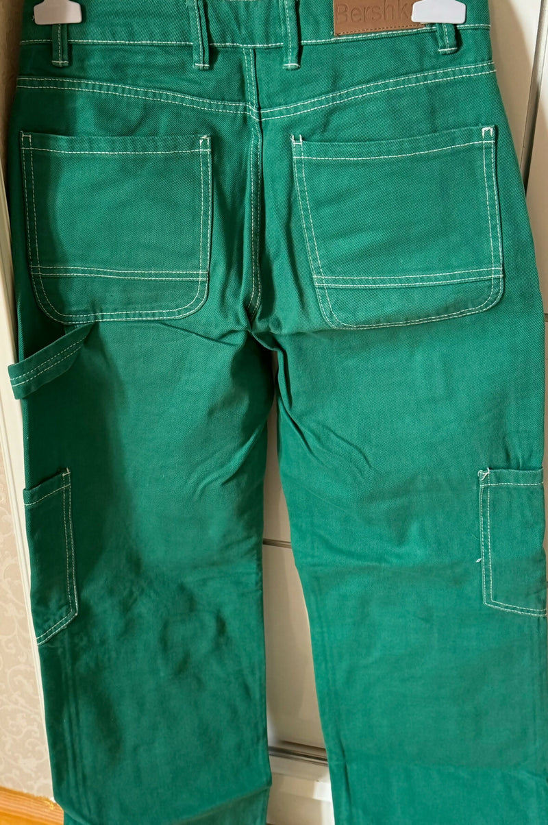 Green Bershka Cargos