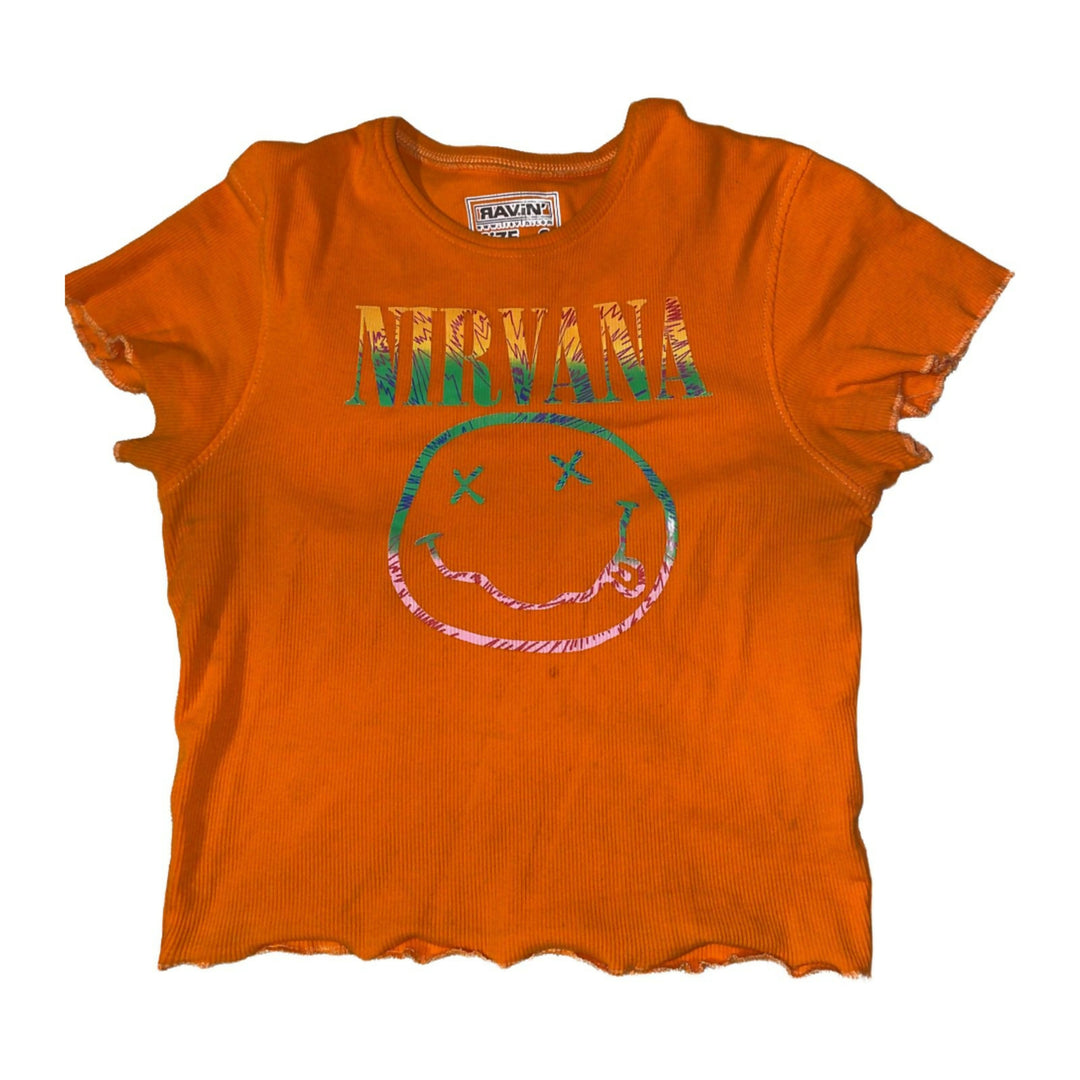 Nirvana Orange T-shirt Size: S