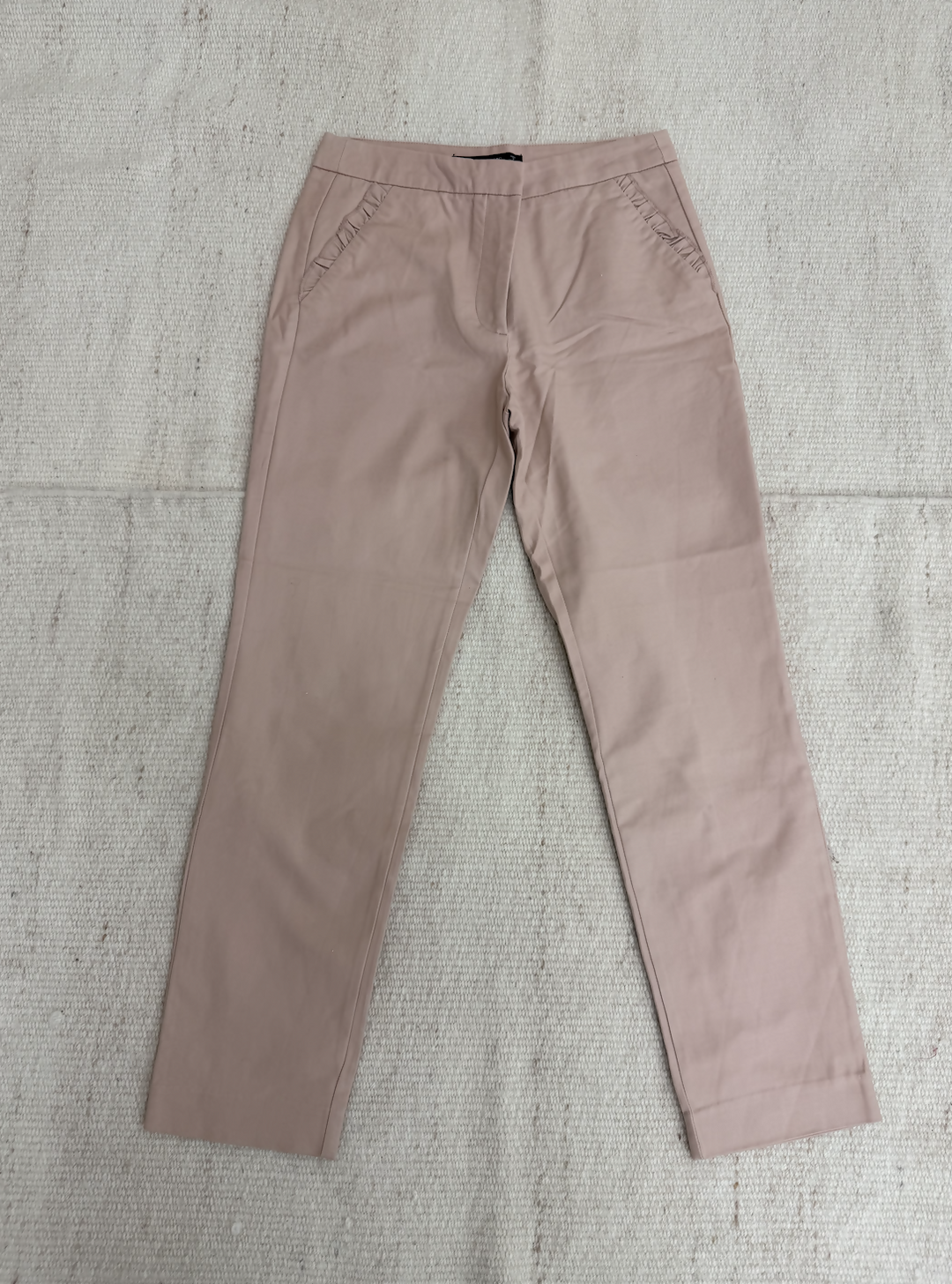 Zara Straight Light Pink Pants