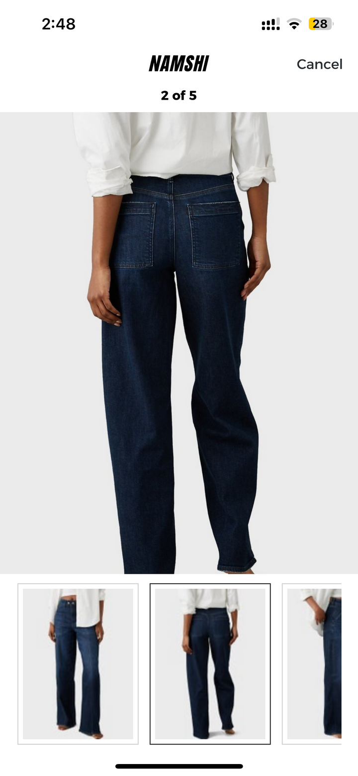 Namshi Straight Jeans Size 10