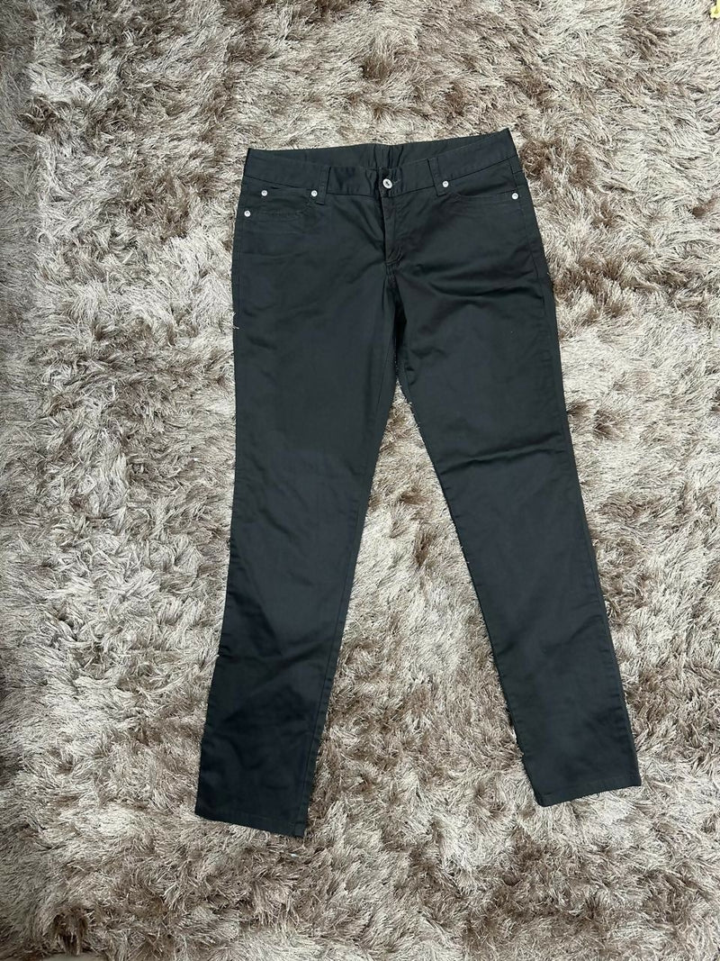 Mobaco Gray Gabardine Pants Size: 38