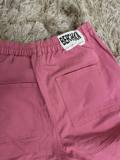 Bershka Pink Cargo Pants Size: EUR 38