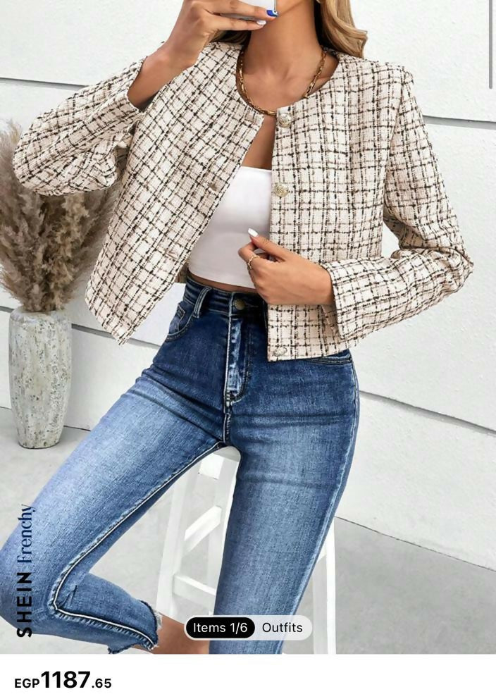 SHEIN New Cropped Jacket Size: M