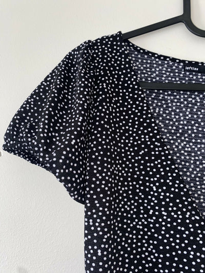 Polka Dots Wrap Dress