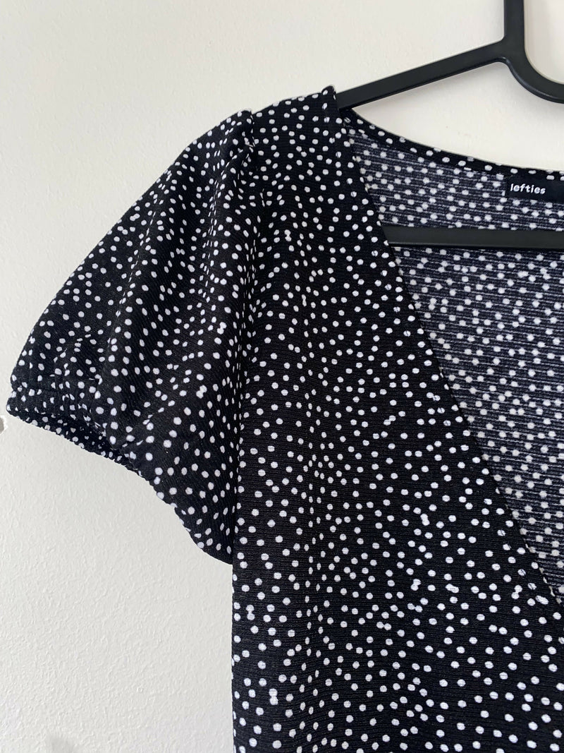 Polka Dots Wrap Dress