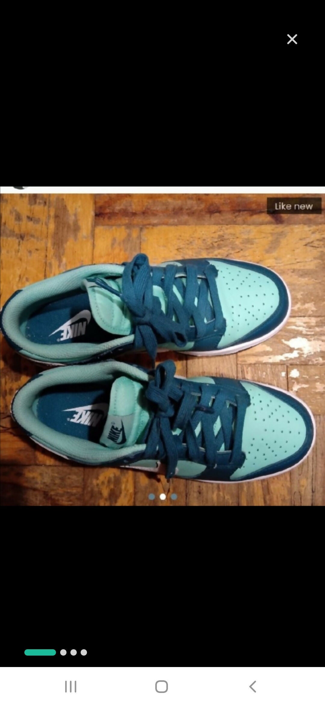 Nike Dunk low Geode Teal Size: 38.5