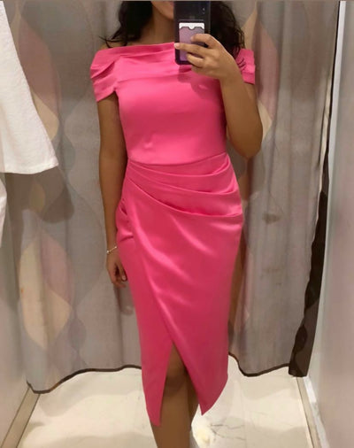 Pink Soiree Dress Size: M