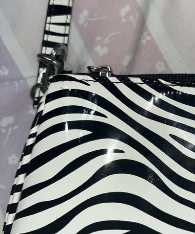 SHEIN Zebra Print Shoulder Bag