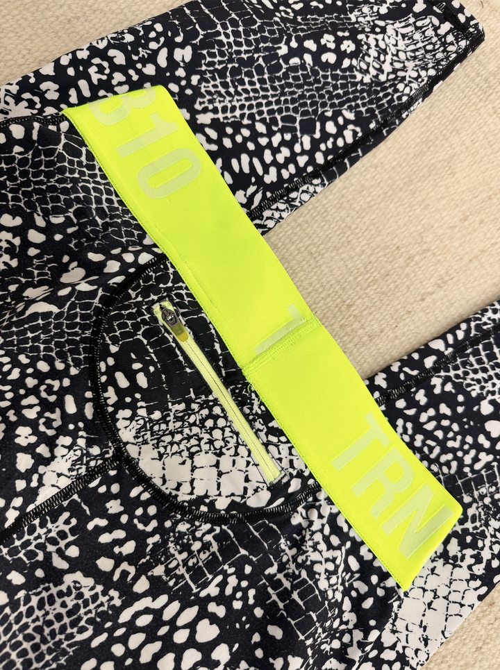 H&M Black & White Neon Leggings