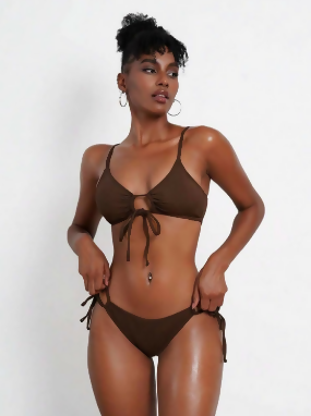 Shein Brown Bikini - M