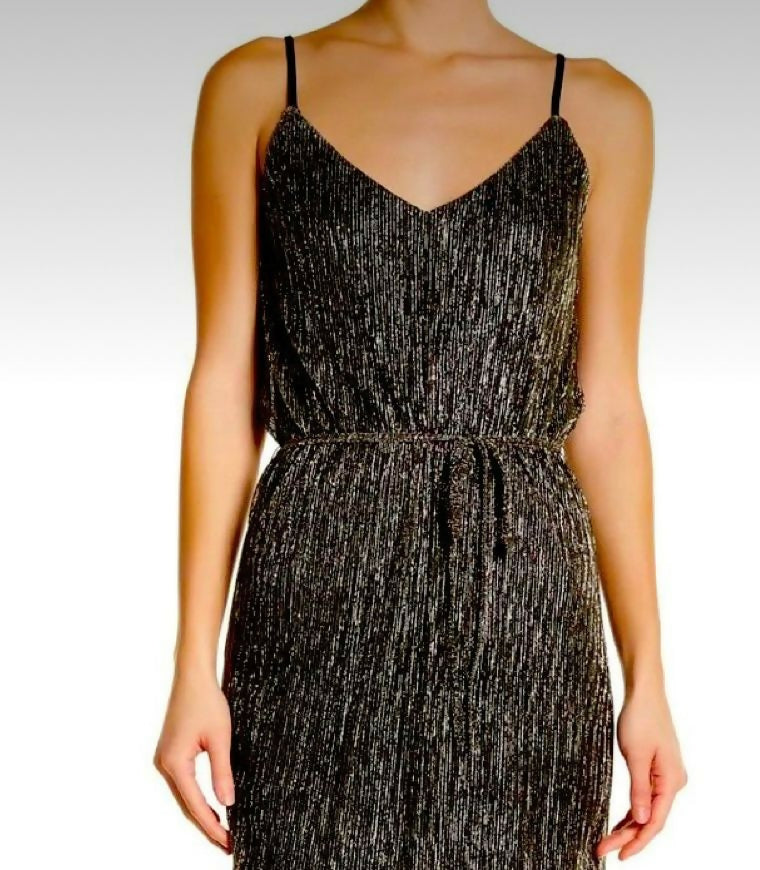 Glitter Black Dress Size S