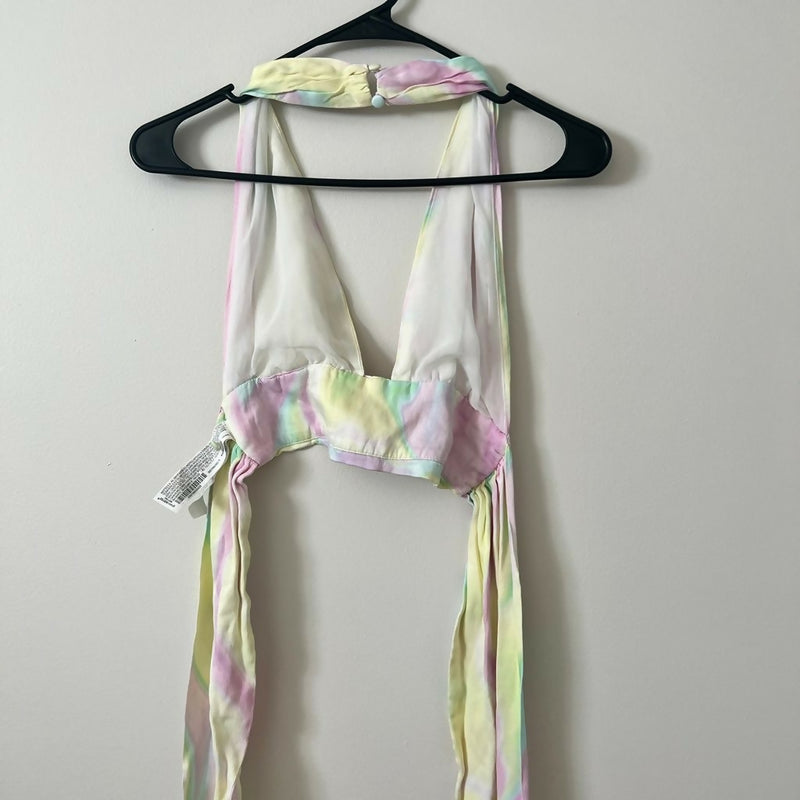 Zara Halter Cropped Top Size: S NEW WITH TAG