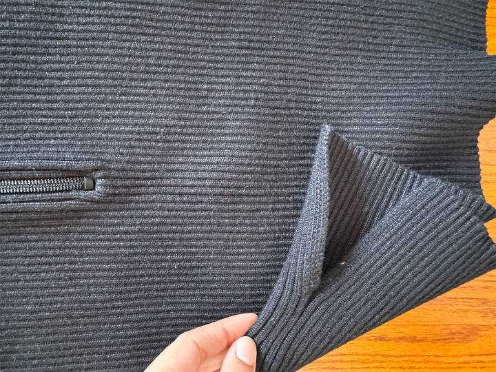 Zara Ribbed Knit Top:M
