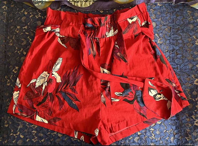 Red SHEIN Shorts Size M