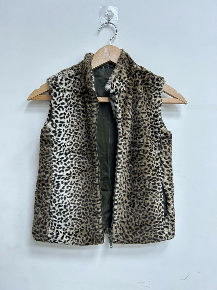 Leopard print vest