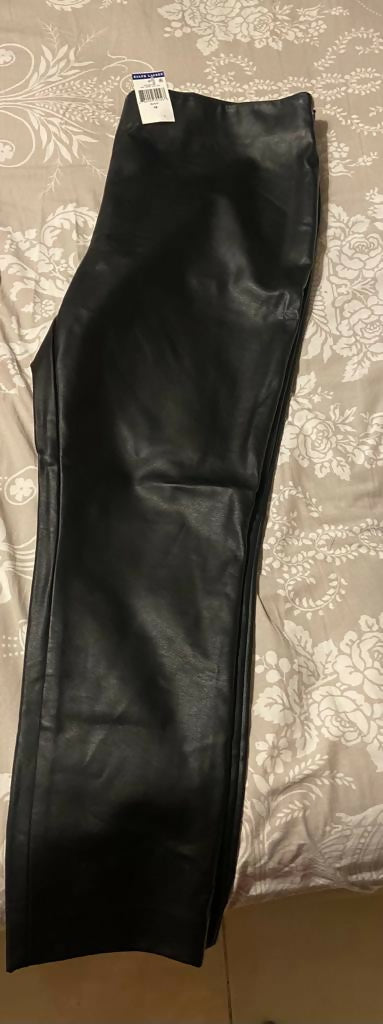 Ralph Lauren Women Leather Pants Size: 16 NEW WITH TAG