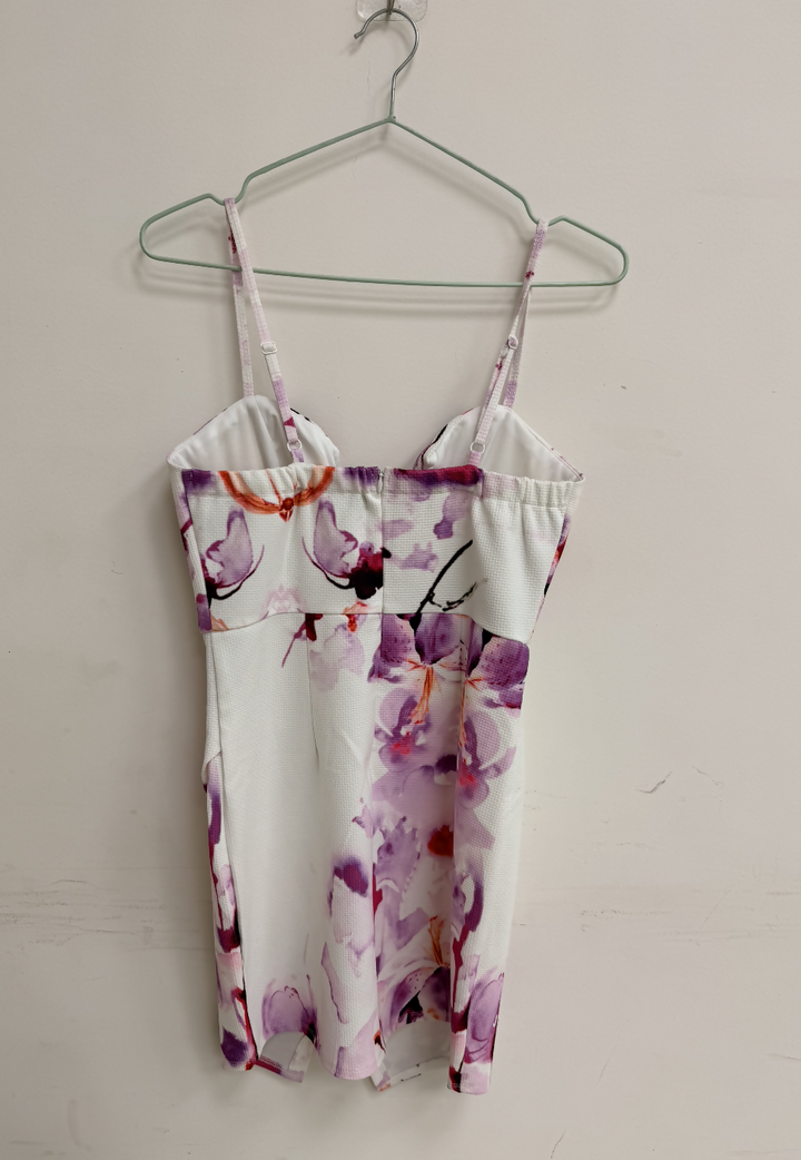 Chic Booti Floral White Dress