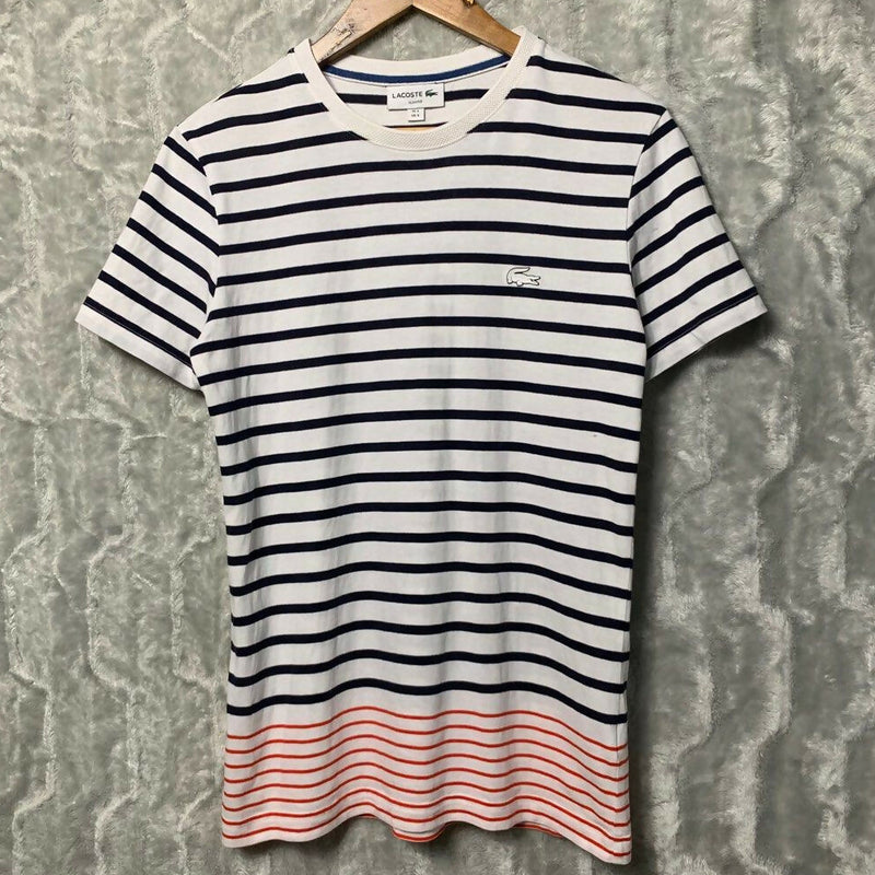 Lacoste Striped Slim Fit T-shirt Size: M