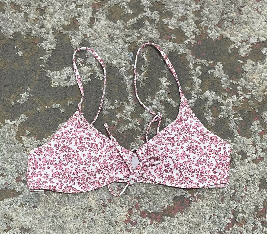 shein Floral Bikini Top size S