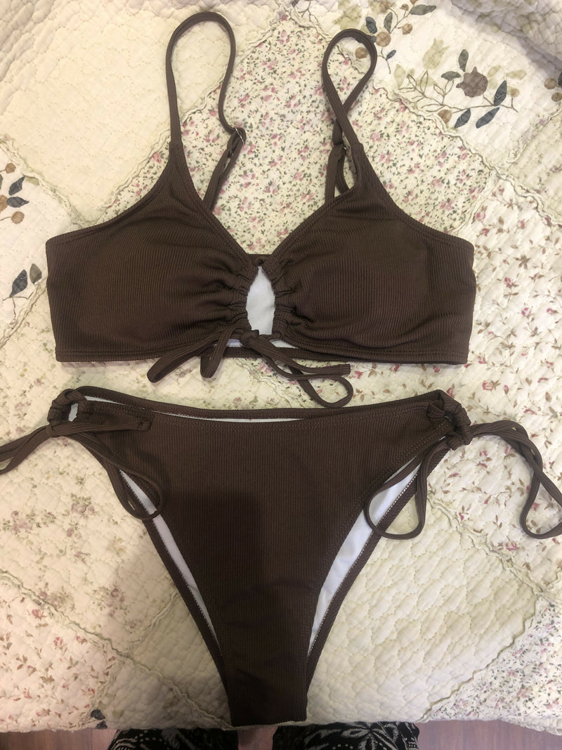 Shein Brown Bikini - M