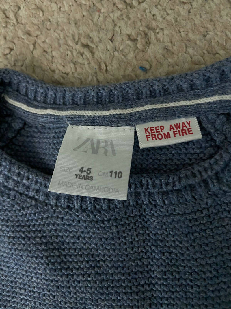 Zara Kids Knit Sweater 4-5 years