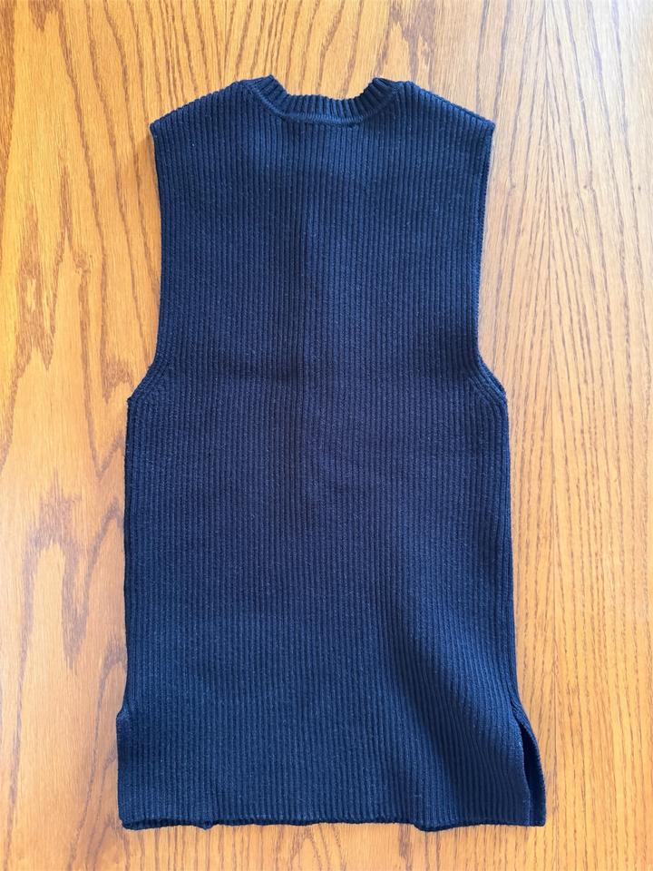 Zara Ribbed Knit Top:M