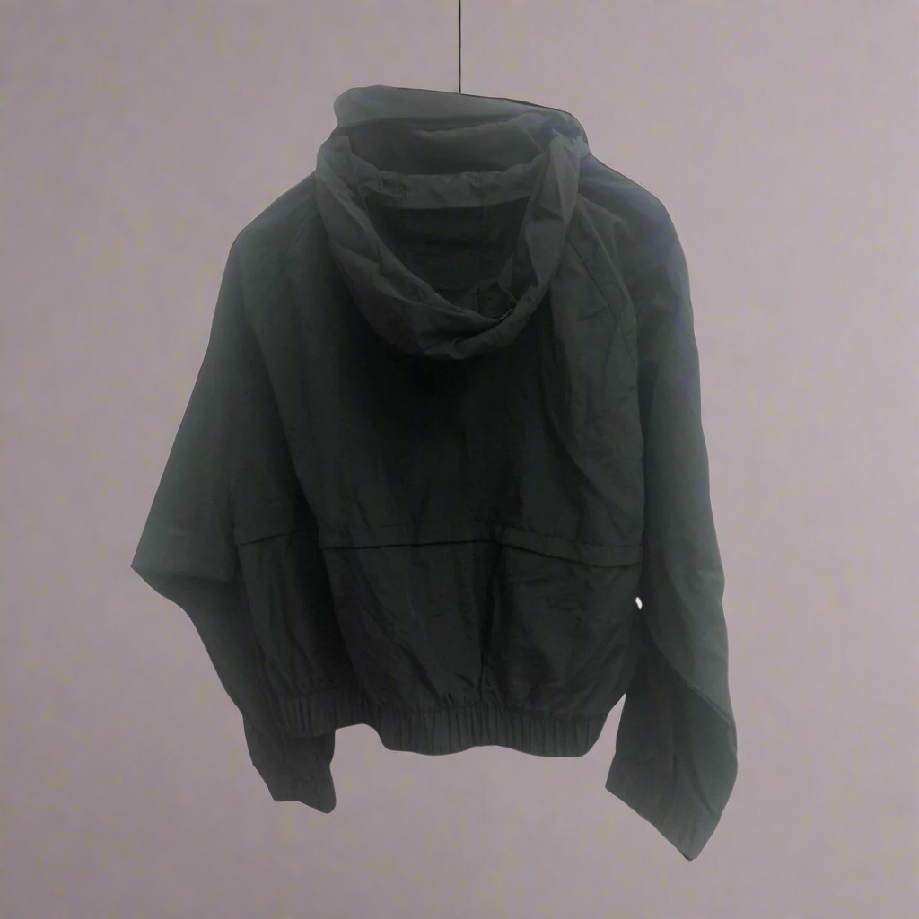 Boxy Jacket with Hidden Hood Size: S/M NEW