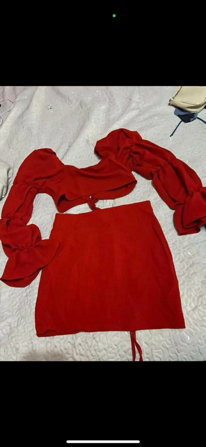 Red Set/Dress Size L/XL