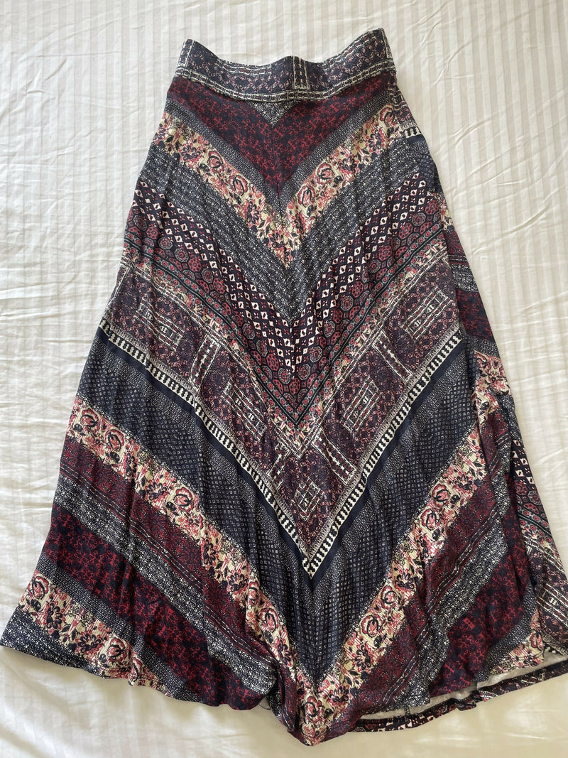 Monsoon Long Boho Skirt Size: S/M