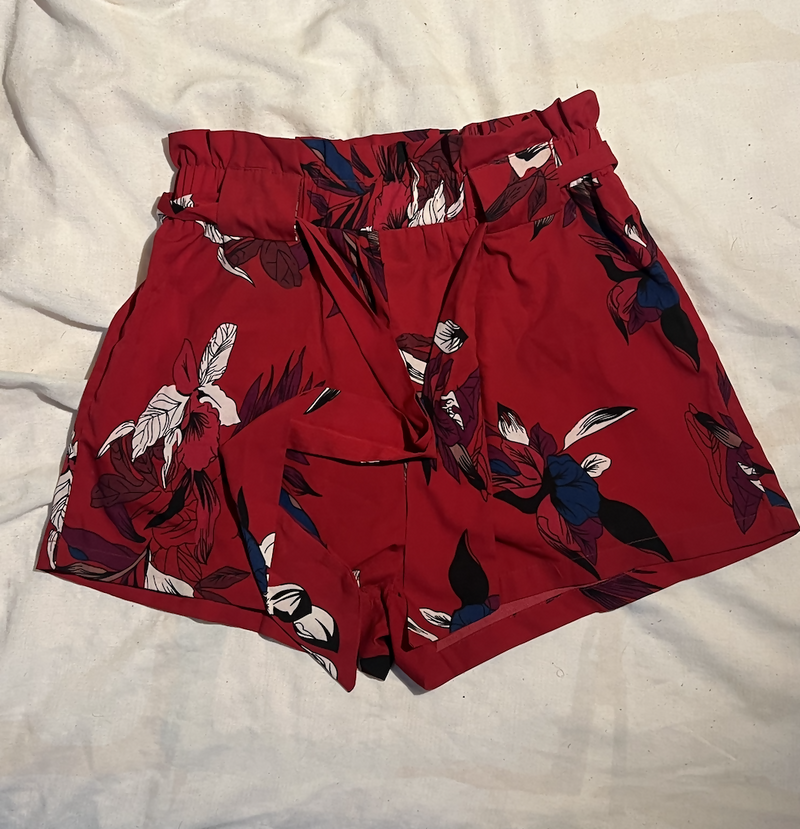 Red SHEIN Shorts Size M