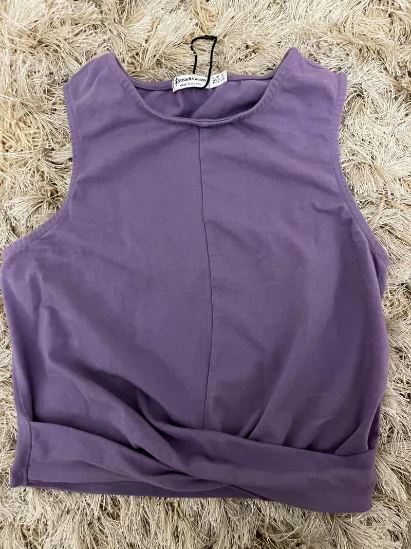 Stradivarius purple top