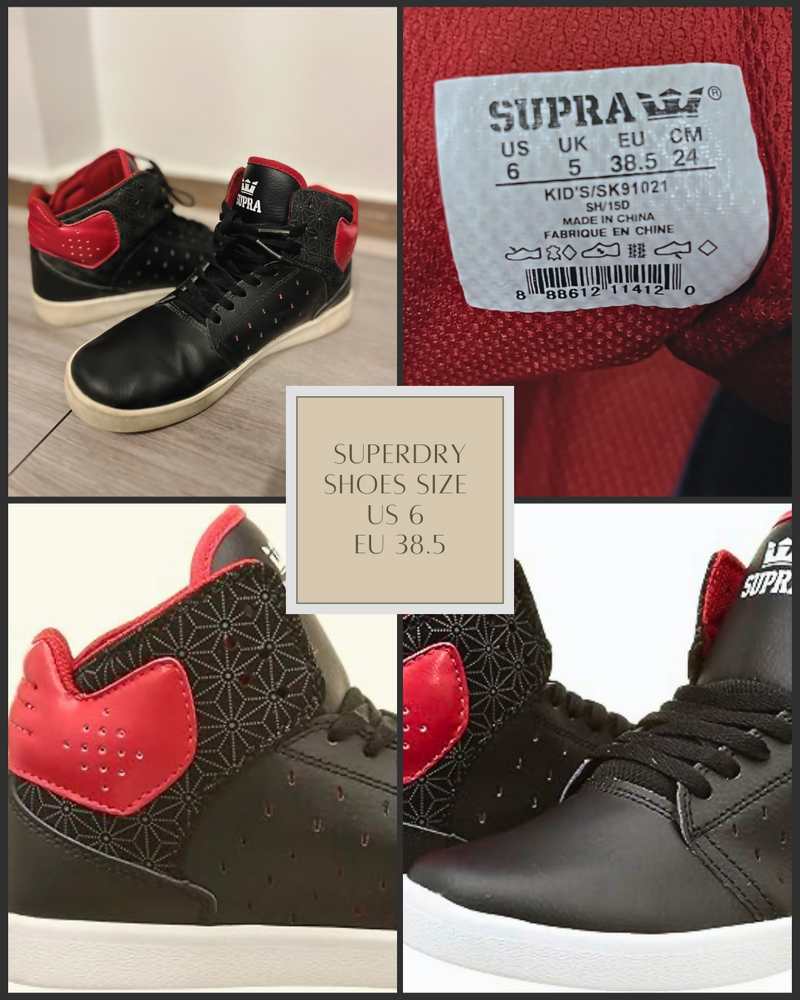 Supra Sneakers Size: 38.5