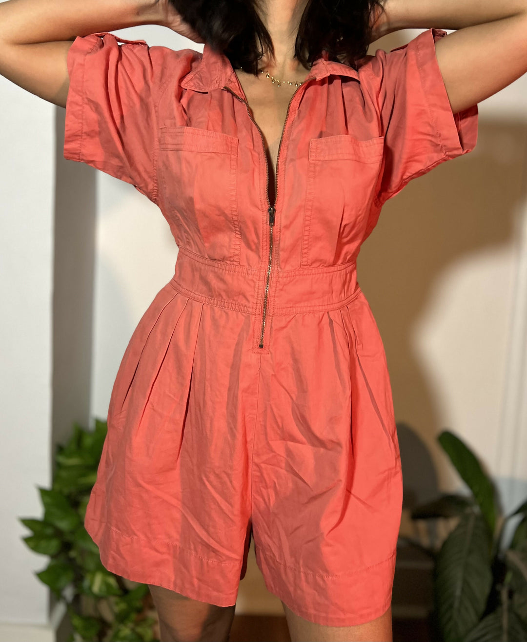 Coral Jumpsuit Women’s Summer Size: S/M